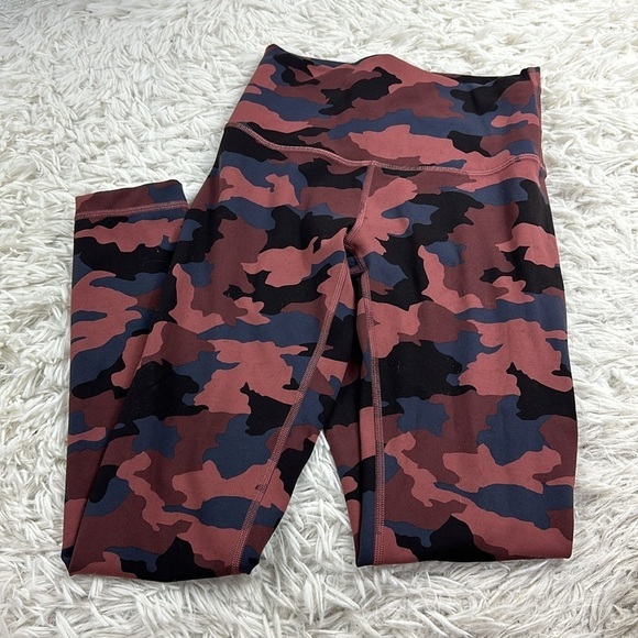 Lululemon Wunder Train HR 25" Heritage 365 Camo Smoky Red Night Sea - Picture 1 of 6